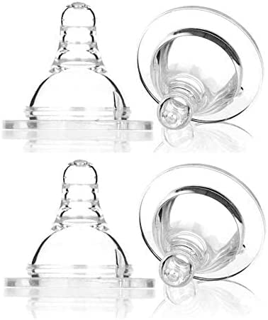 Ganpati Enterprises Baby Steel Bottle Nipple/Wide Neck Bottle Nipple Teat for Baby Steel Feeding Milk Bottles Nipples (Pack of 4)-picture-13