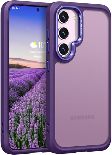 Image of Rayboen for Translucent Matte Samsung S23+ Plus Case, Purple