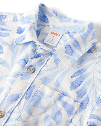 Image of Gymboree,Matching Family Short Sleeve Button Up Shirt