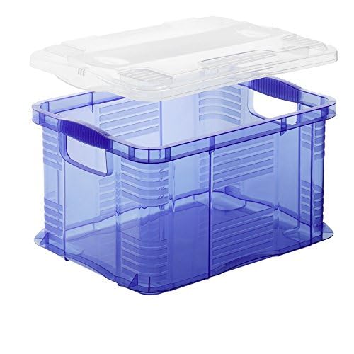 Rotho Agilo Deckel zu Aufbwahrungsbox Agilo A3, Kunststoff (PP) BPA-frei, transparent, A3 (60,0 x 39,5 x 4,0 cm)