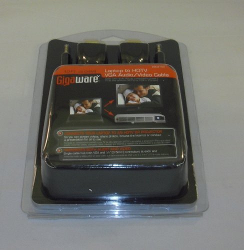 VGA Male to SVIDEO and AV Female Audio Cable (11cm)