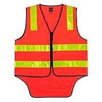 Mens Classic Safety Vest, Orange, Small US