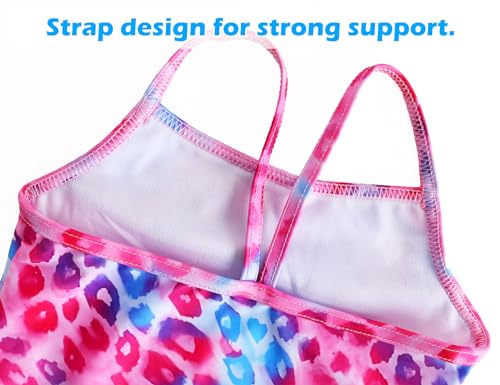 Image of Snowheart Girls Swimsuit One-Piece Bathing Suits Multicolor Kids Sport Summer Beach Swimwear for 2-12 Years Old