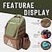Apex Outdoors Disc Golf Bag, Large Disc Golf Backpack Holds Over 21 Discs, Durable & Lightweight with Multiple Storage Pockets