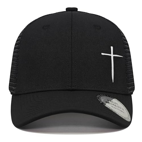 Image of Christian Hats for Men Women,Jesus Cross Hat Christian Religious Gifts for Birthday /Christmas