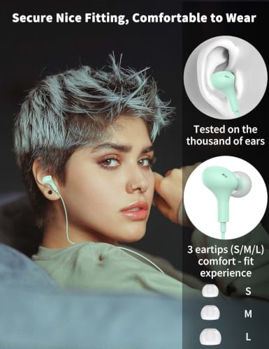 Image of USB C Headphone for Samsung S26 S25 FE S24 A16 A17 Z Wired Earbuds Magnetic