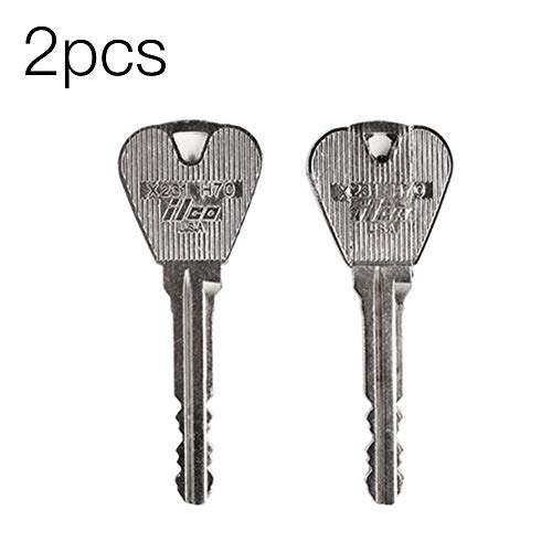 lennonsi 2 Stück Zaubertrick Toy Magic Key Zubehör für Flasche oder Ring Penetration Tricks für Mitschülern und Bars Meeting 7,8 x 3cm