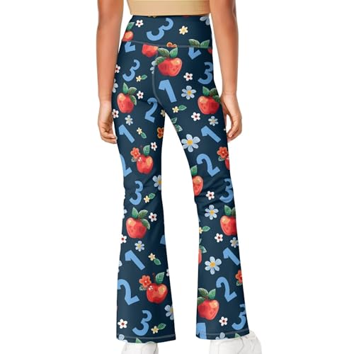 Yoga Pants Fall Soft Stretchy Long Bell Bottom Leggings Girls Comfy Workout Flare Yoga Pants Cute Print Daily Wear4