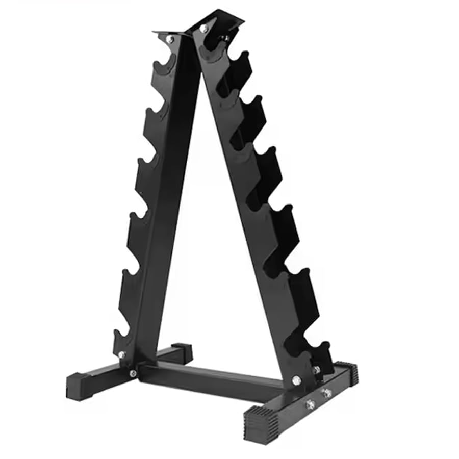 Hex Dumbbell Rack – Heavy-Duty3-Tier, 5-Tier, 6-Tier & L3 Steel Weight Storage for Home Gym, Indoor Fitness, Dumbbell Organizer, Durable & Space-Saving (6-Tier (Large))
