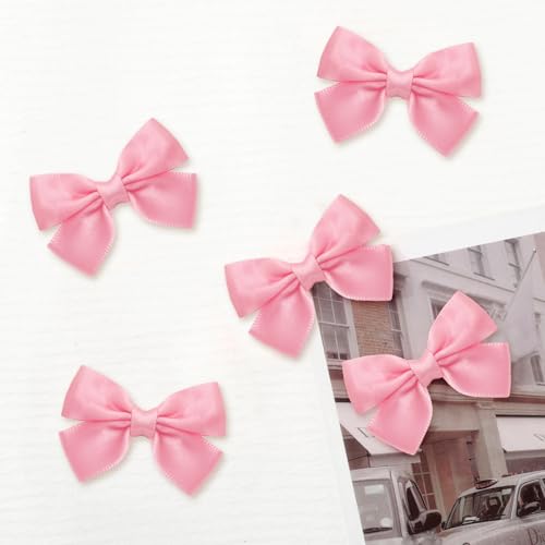 Imanes decorativos lazo rosa para nevera, 8 unidades miniatura 1