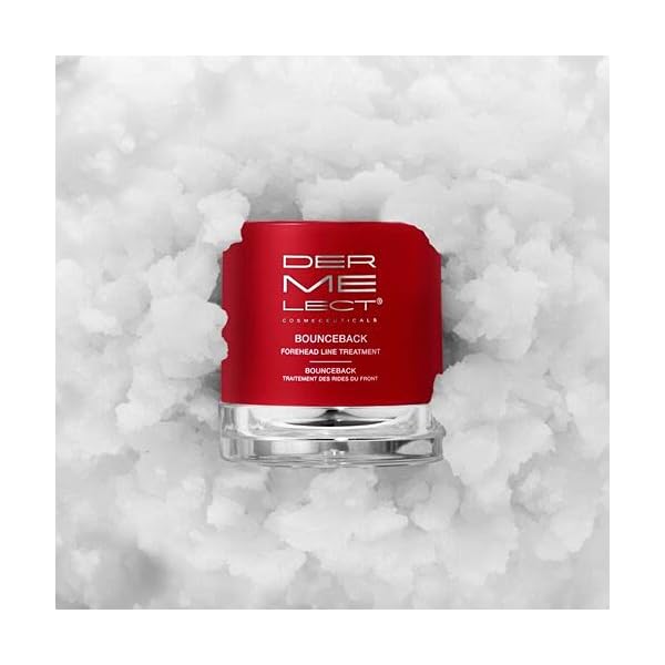 Dermelect Bounceback Forehead Line Treatment- With Anti-Aging Peptides to Smooth, Blur and Target Fine Lines & Wrinkles, 11 Lines, Frown Lines, Expression Lines, Facial Creases 1 oz