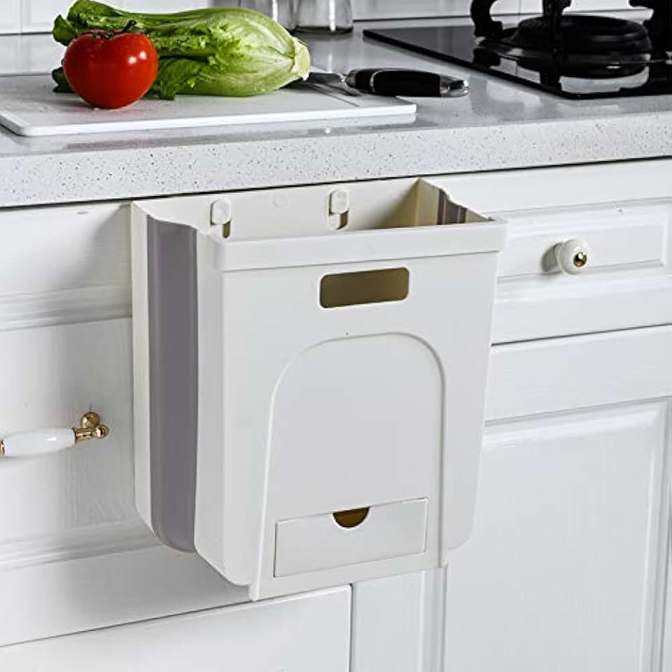 under sink trash can