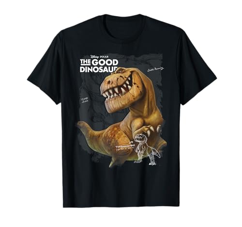 Disney Pixar The Good Dinosaur Butch Rex Overlay Portrait T-Shirt