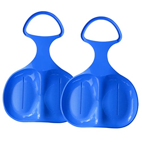 Homoyoyo-2-Stueck-Outdoor-Ski-Fuer-Kinder-Strand-Maedchen-Outdoor-Adukt-Rodelschlitten-Baby-Rodelschlitten-Grasrodel-Sand-Gleitbrett-Outdoor-Snowboard-Skiausruestung-Tragbarer