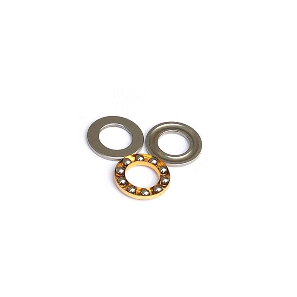 F3-8M Bearing 3x8x3.5 mm ABEC-1 Miniature F3 8 M Thrust Axial Ball Bearings with Grooved Raceway F3 8M