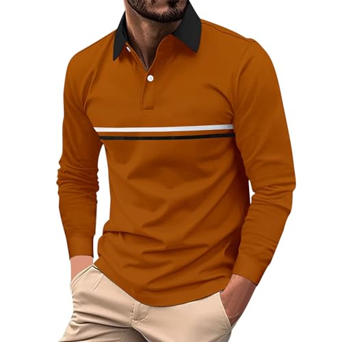 Polo col fin et col en V pour homme au design minimaliste et coupe droite épurée