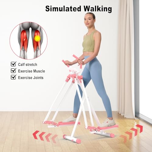 Image of HOTWAVE Air Walker Exercise Machine, Home Space Walker Aerobic Stepper, Foldable Elliptical for Small Spaces - Cross Trainer Glider Exercise Machine for Men and Women Fitness Equipment