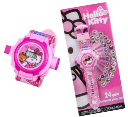Image of Acnos Brand- Digital 24 Images Projector 7 Character Watch for Kids Boys Rubber Material Watch Diwali Gift Birthday Return Gift Best Digital Toy Watch for Boy's Girl's