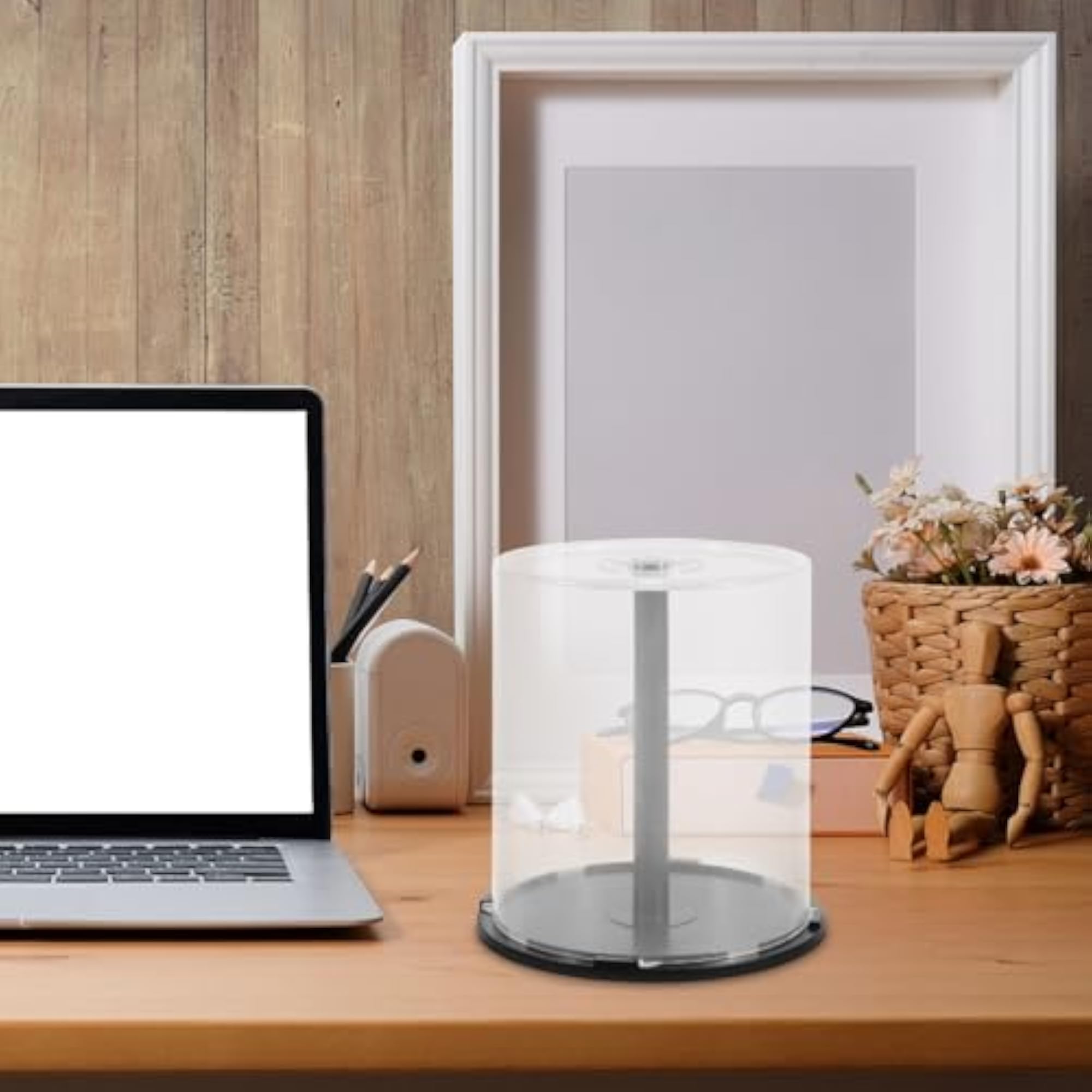 Plastic DVD Storage Holder for Easy Organization
