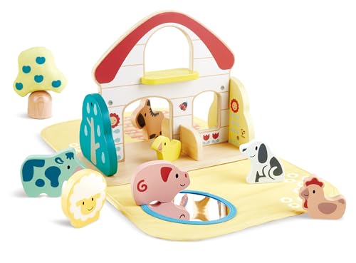 Hape Bauernhof Bea - farbenfroher Holzbauernhof für die Kleinsten