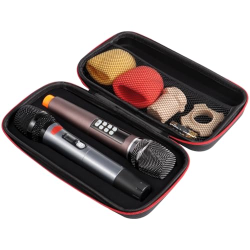 Bolsa de transporte portátil para micrófonos dobles ideal para eventos y grabaciones en exterior