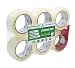 Produktbild Kein Geräusch Packband mit Paketabroller, 48mm x 66m Leises Paketklebeband Transparent, 6 Rollen