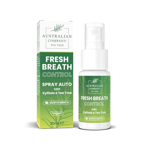 Fresh Breath Control Spray mit Xylitol und Teebaum - Atemspray - frischer Atem - verhindert unangenehme Gerüche - Australian Company Tea Tree 30 ml