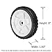 Fourtry 119-0311 Front Wheels for Toro 22
