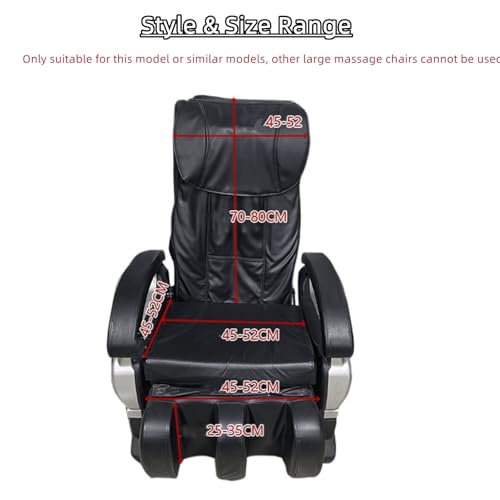 Miniatura 2 de Bqujsml Funda Sillón Masaje Shiatsu Cuerpo Completo - Funda Elástica Sillón Reclinable Fundas Protectoras Contra Polvo - Fundas Muebles Lavables Desmontables Para Todo Tipo Sillones Masaje I