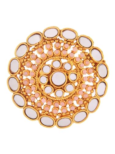 Efulgenz bague indien perles cristal pierre réglable femmes