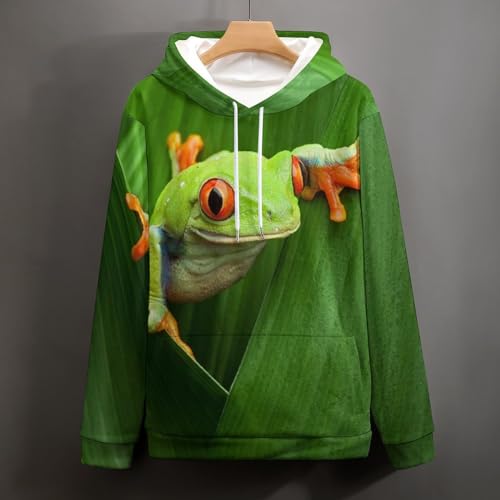 Sweatshirt grenouille UMENG pull chaud manches longues