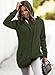 Sidefeel Women's Oversized Cardigans Fleece Jacket Hooded Winter Sweater Coat 2024 Fashion Outfit X-Large Green