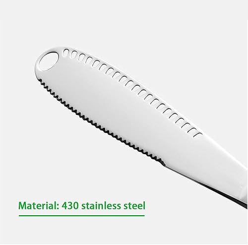 Miniatura 5 de NA - Cuchillo de mantequilla 3 en 1, cuchillo esparcidor de mantequilla para mantequilla fría, una herramienta indispensable para procesar
