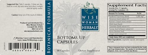 Wise Woman Herbals Bottoms Up Capsules