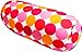 COVERBAGBCN Cuscino antistress con palline rilassante - Pois rosa e rossi