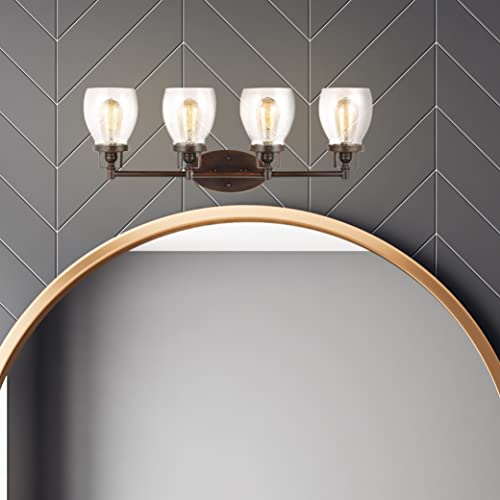 Image of Generation Lighting 4414504EN7-710 Belton Four - Light Wall /Bath Vanity Style Fixture, Bronze