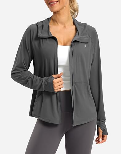 Chaqueta con capucha para mujer SANTINY con proteccion solar UPF 50+ 2