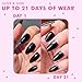 Olive & June Gel Polish Top Coat | UV LED Nail Lamp Needed | Long Lasting Formula | Up to 21 Days of Wear | Damage-Free Removal | Salon-Quality Manicure, Pedicure at Home | Vegan,HEMA-Free,Cruelty-Fre