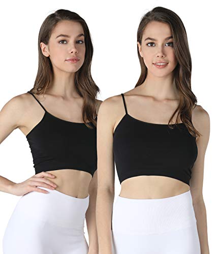 Image of NIKIBIKI Women Seamless Classic Crop Top Bralette, Made in U.S.A, One Size