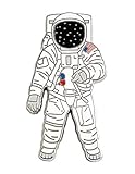 Pinsanity Apollo Astronaut Enamel Lapel Pin