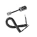 Telephone Cord Detangler,Telephone Handset Cord 7.5Ft Uncoiled(1.2 Ft Coiled), 1 Pack 360 Degree Rotating/Anti-Tangle Landline Cable and 1 Pack Telephone Handset Cord