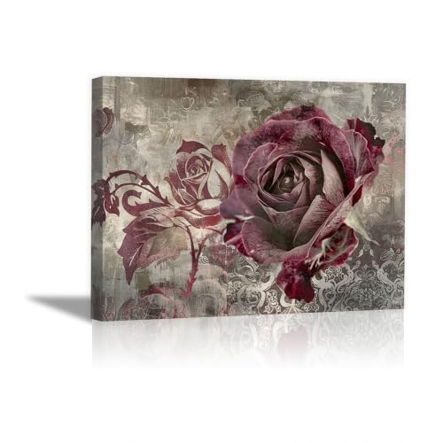 Tableau sur toile paysage floral pour raviver un mur blanc vide