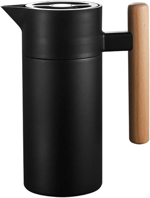 European Household Coffee Pot, Heavy Duty Beverage Dispenser, Insulated Cold Water Bottle (Color : White) (Gray)