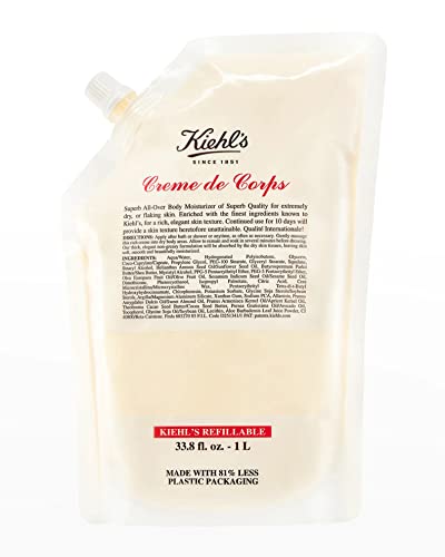 Kiehl's Creme De Corps Body Lotion Refil Pouch, 33.8 Ounce #TOP12