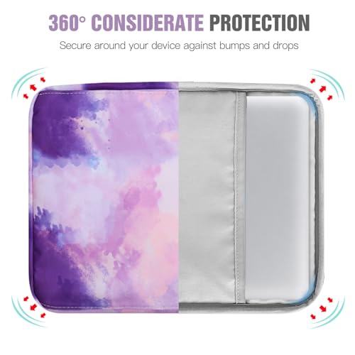 Image of TiMOVO 15 Inch Laptop Sleeve for MacBook Air 15, Pro 14, Watercolor Purple