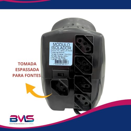 Modulo Isolador Bivolt Com Saída 220V (500va)