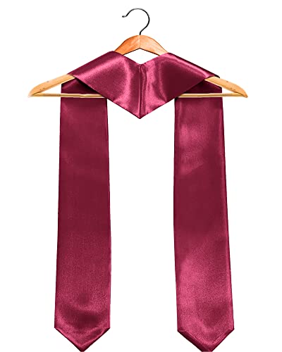Image of Graduation Stole Honor Stole Plain Sash 60 inch Long for Graduation Ceremony and Graduation Photos