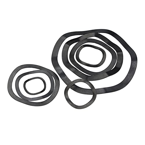 CONPHERON Wave Washer Set, 200pcs Carbon Steel Crinkle Washers Wave Spring Washers Assortment Kit M3-M24 14 Sizes - Image 4