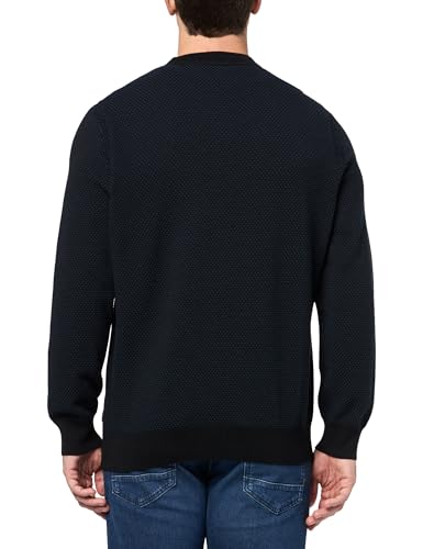 BOSS Men's Microstitch Cotton Blend Sweater2