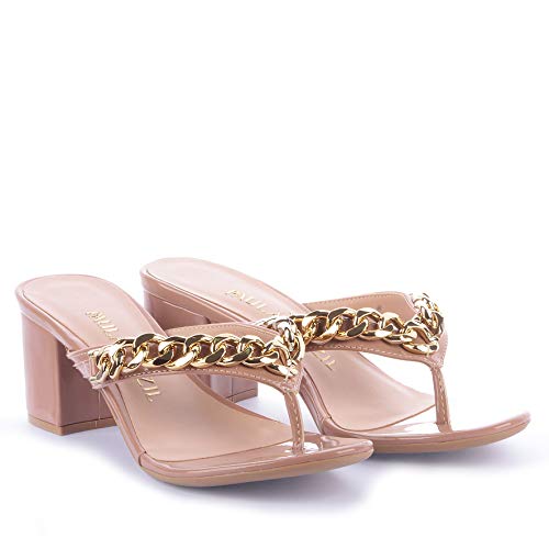 Tamanco Marilí 307-03638 Verniz Nude Nude - 36